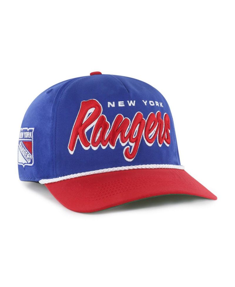 Men's Blue/Red New York Rangers Drop Shadow Rope Hitch Adjustable Hat