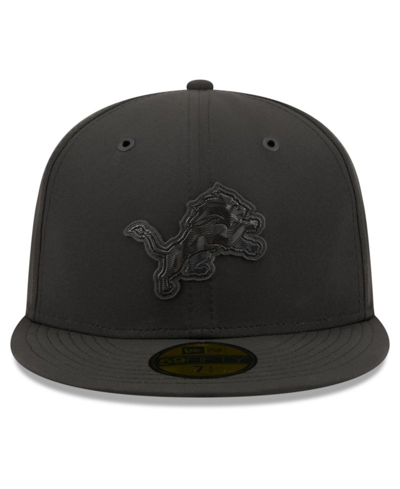 Men's Black Detroit Lions 2026 Sideline 59FIFTY Fitted Hat