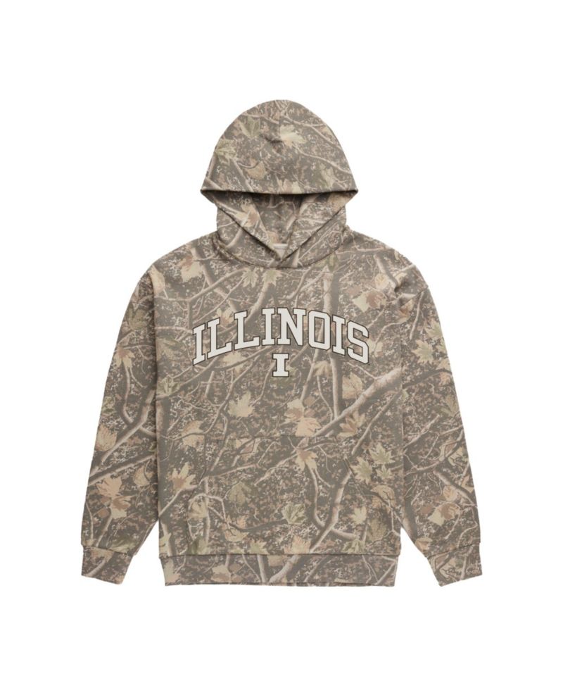Men's Camo Illinois Fighting Illini Back Bay Fleece Hoodie
