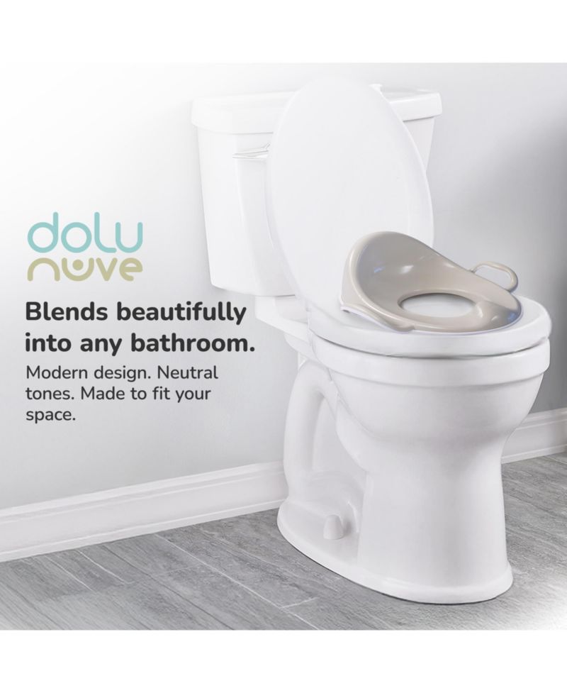 Toddler Toilet Training Seat Insert with High-Arched Backrest