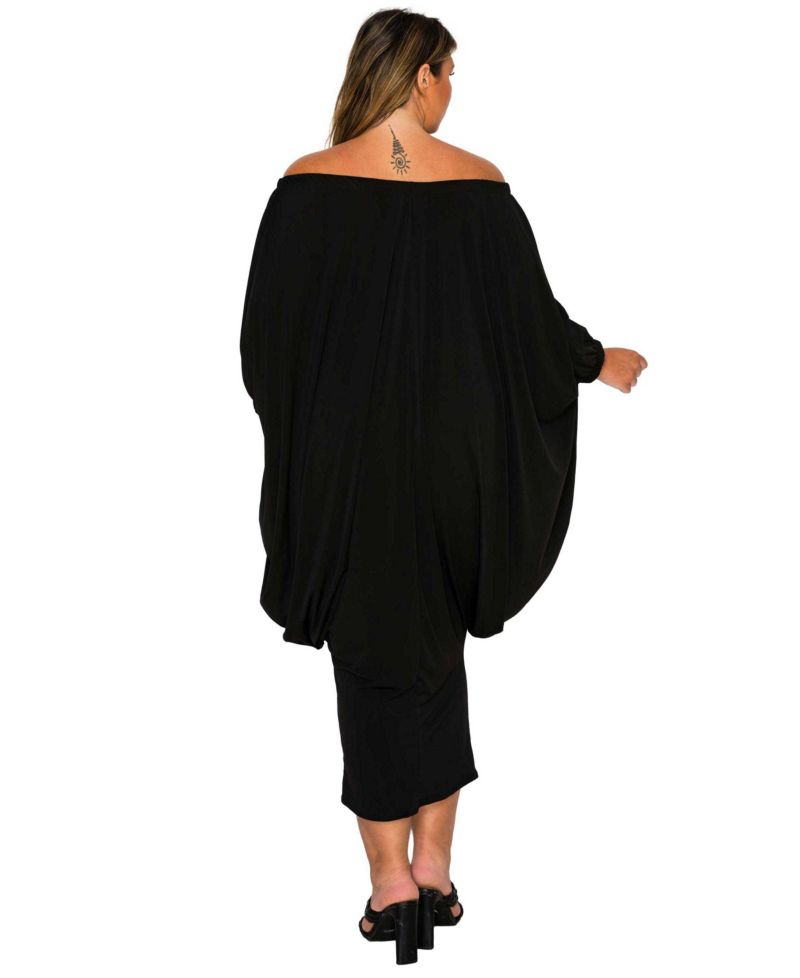 Plus Size Eero Off Shoulder Taper Hem Dress