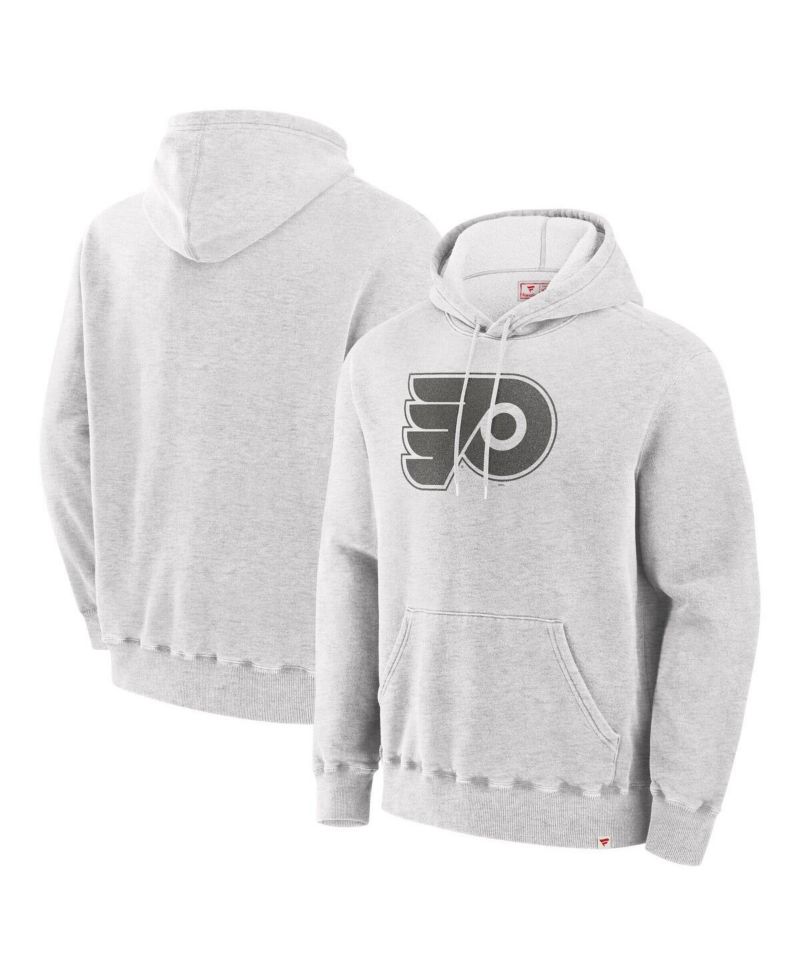Men's Cream Philadelphia Flyers Made in Canada Pullover Hoodie
