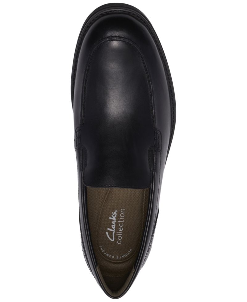 Men's Emmet Step Leather Round-Toe Loafers