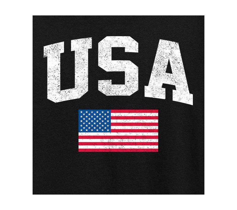 Usa Flag Plus Size Graphic T-Shirt