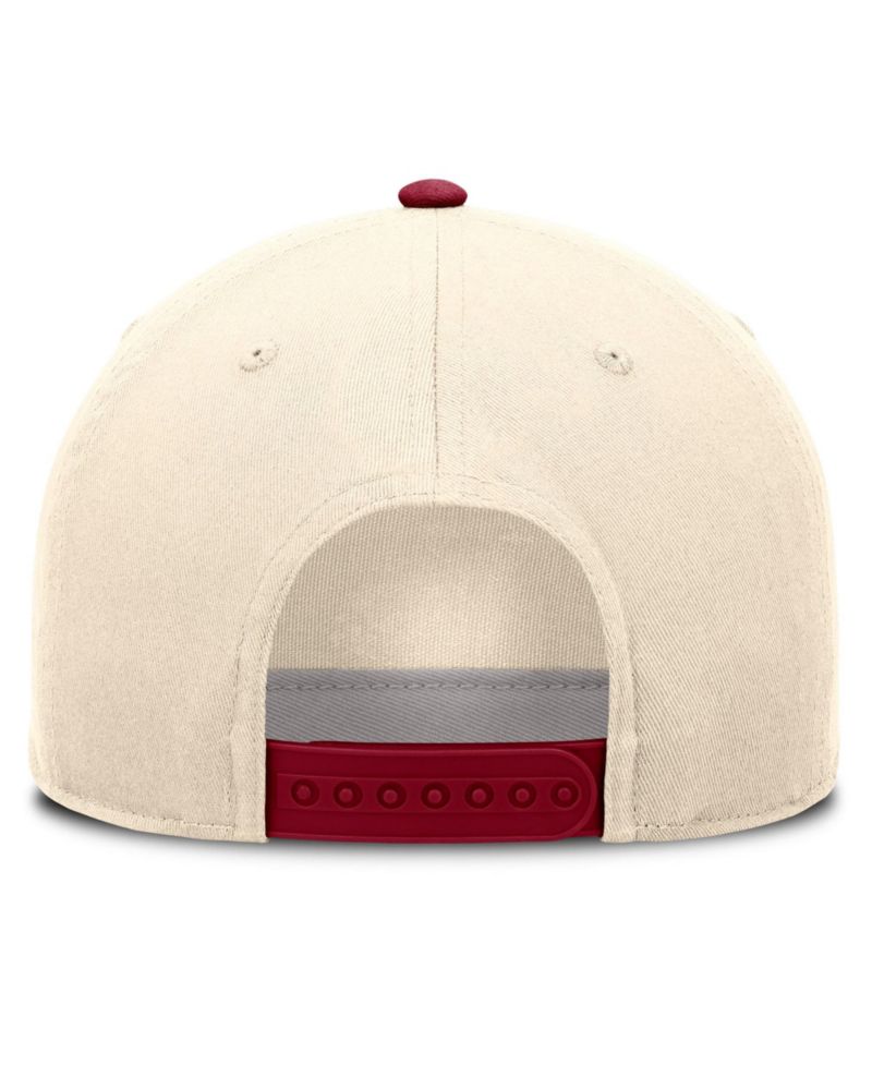 Men's and Women's Natural/Cardinal Stanford Cardinal Campus Prep Rise Adjustable Hat