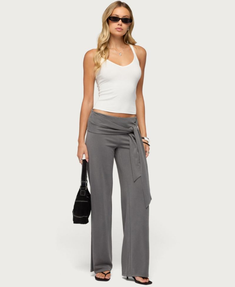 Women's Juliena Ribbed V Neck Tank Top
