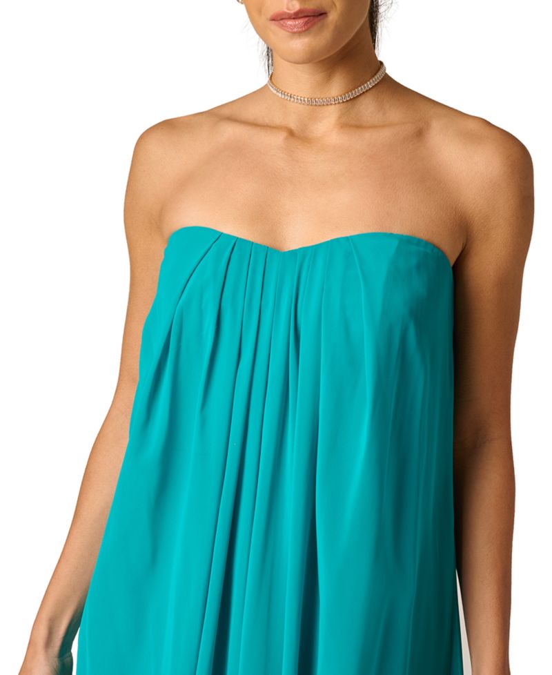 Plus Size Strapless Ball Gown