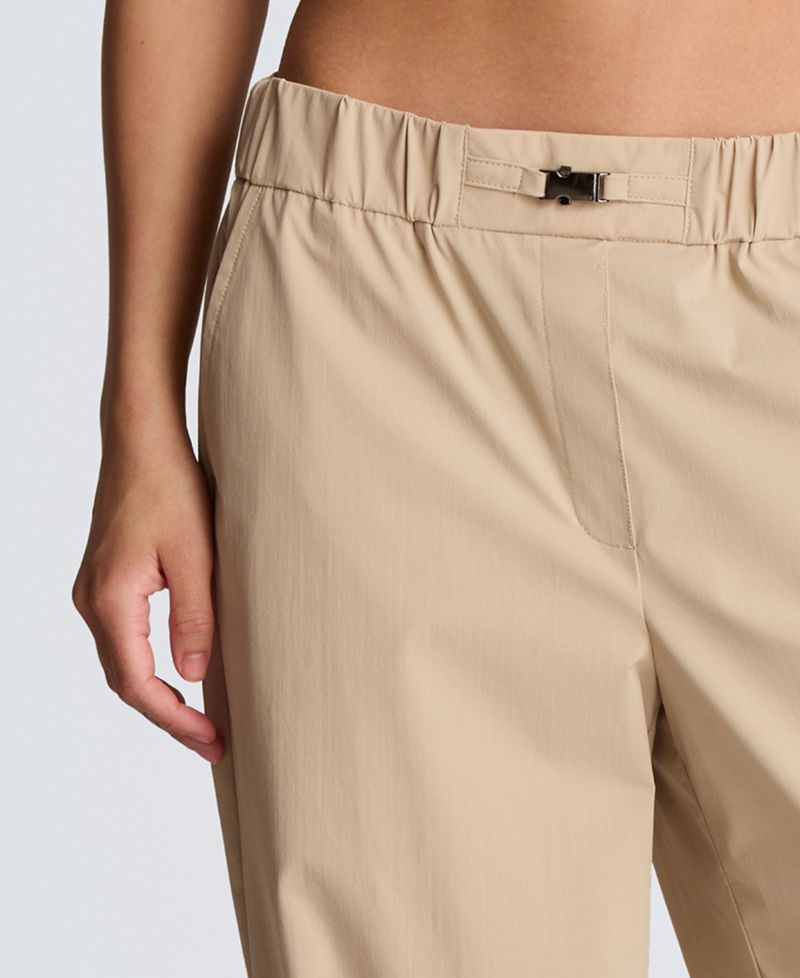 Women's Pull-On Wide-Leg Bungee Hem Pants
