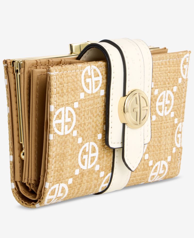 Monogram Straw Frame Indexer