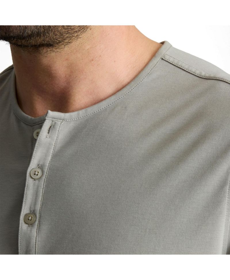 Men's Regular Fit EcoSoft Short-Sleeve Henley