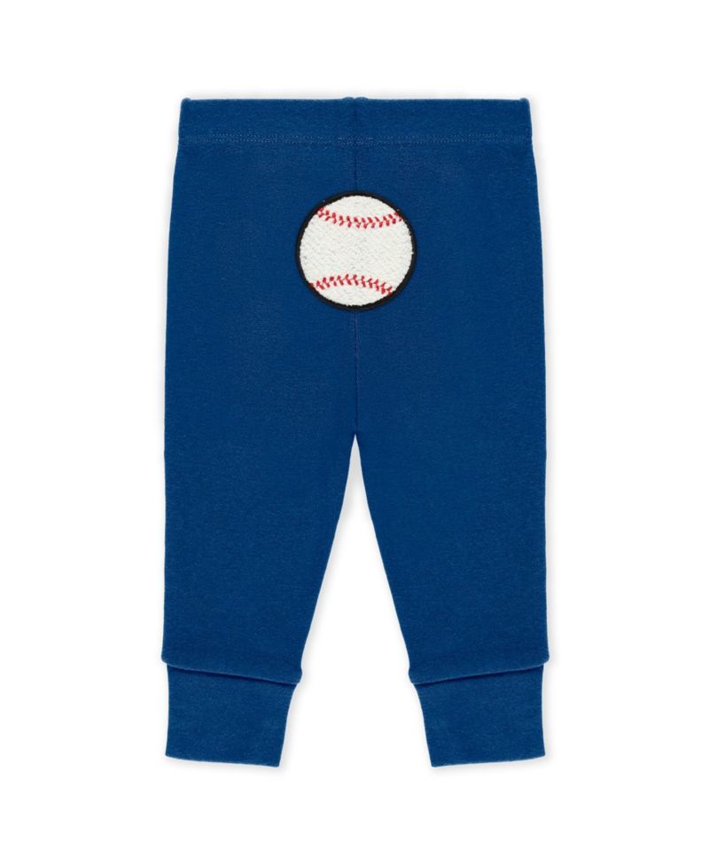 Baby Boys and Girls 3-Piece Heather Gray/White/Royal Chicago Cubs Three-Piece Turn Me Around Bodysuits Pants Set