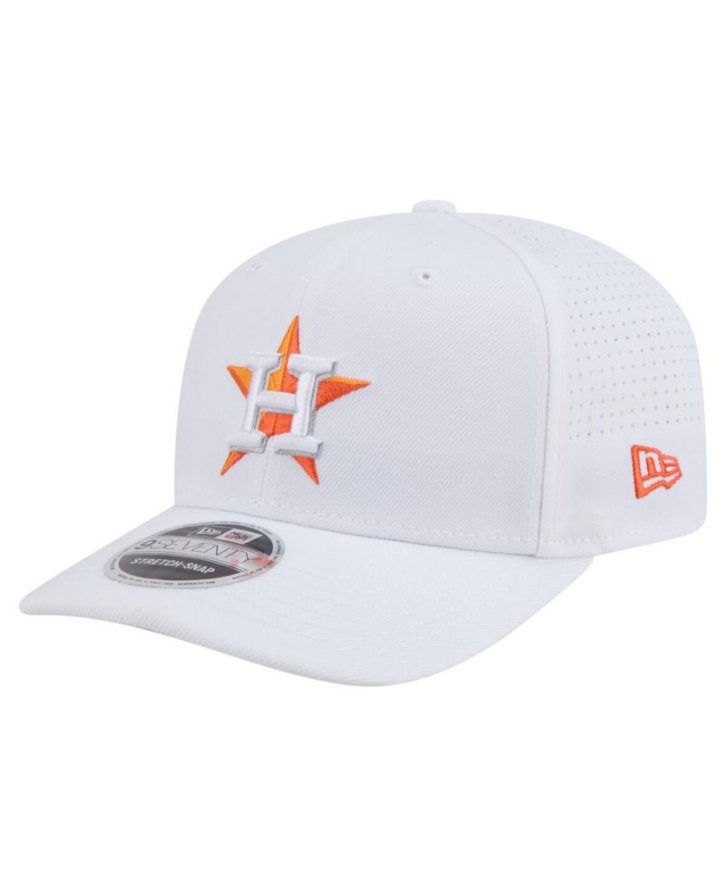Men's White Houston Astros COOLERA 9SEVENTY Adjustable Hat