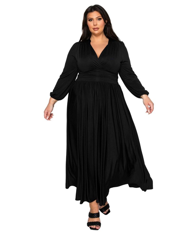 Plus Size Solene Empire Waist Dress