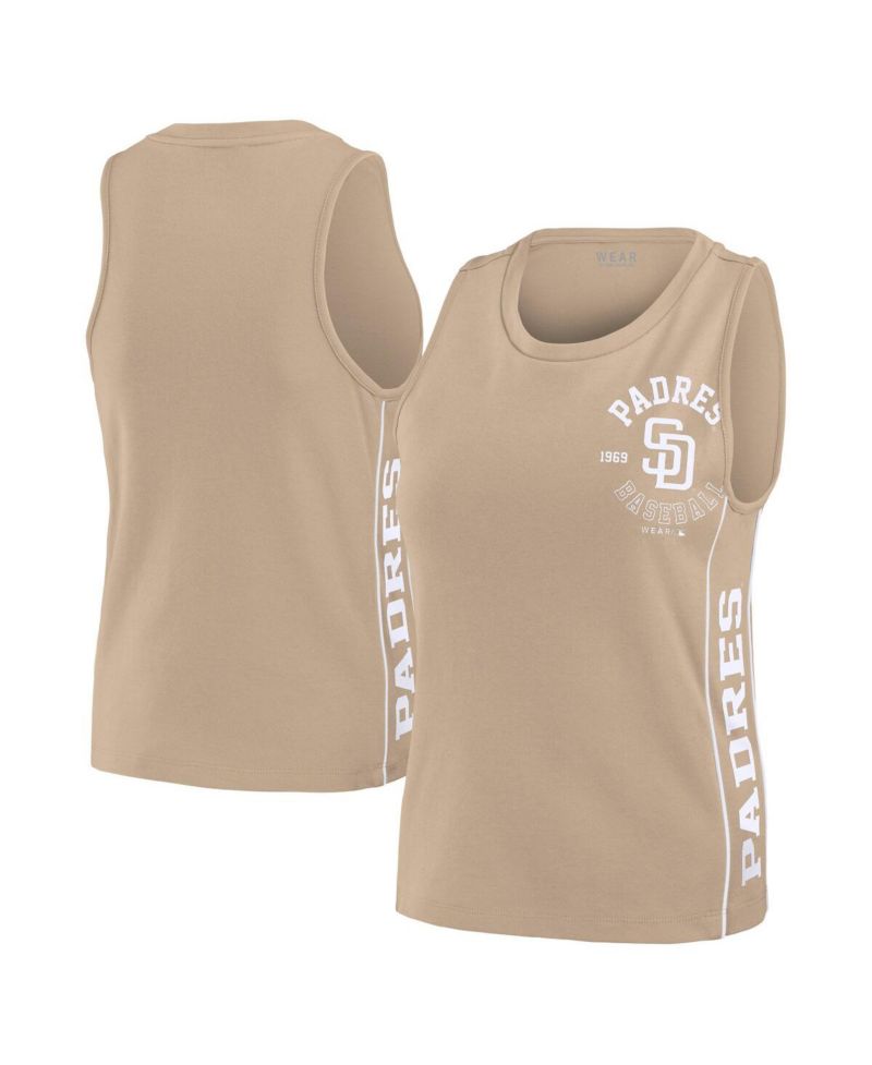 Women's Tan San Diego Padres Tonal Tank Top
