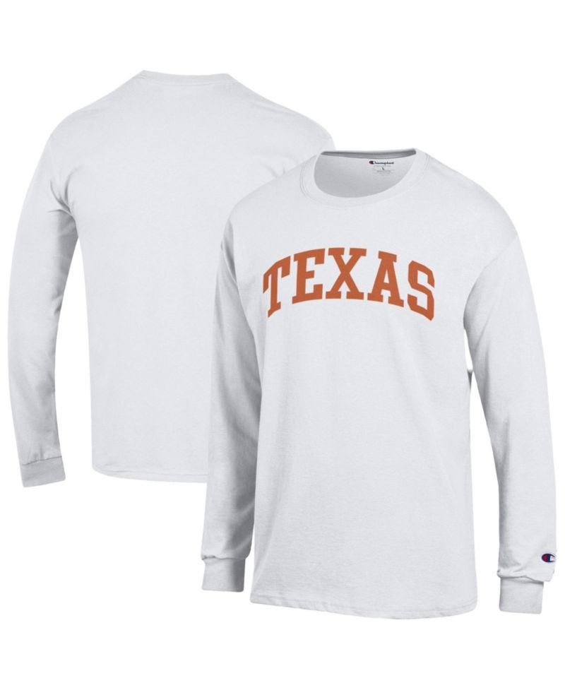 Men's Texas Orange Texas Longhorns Basic Arch Long Sleeve T-Shirt