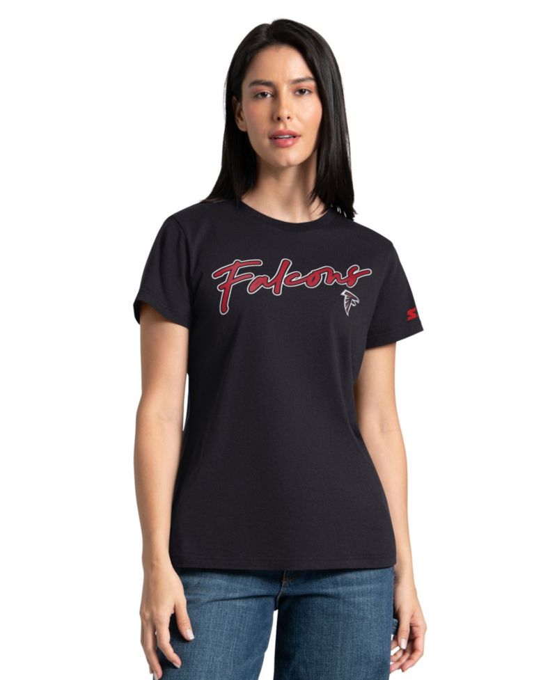 Women's 2-piece Red/Black Atlanta Falcons T-Shirt