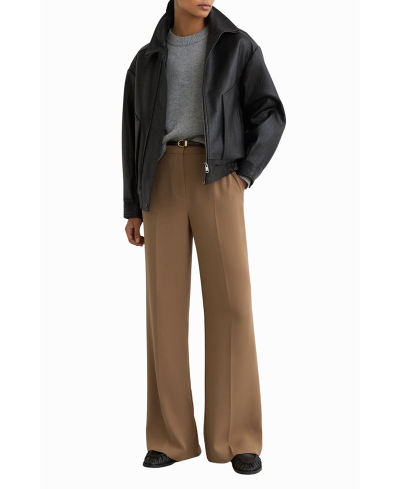 Women's Wide-Leg Tailored Trousers