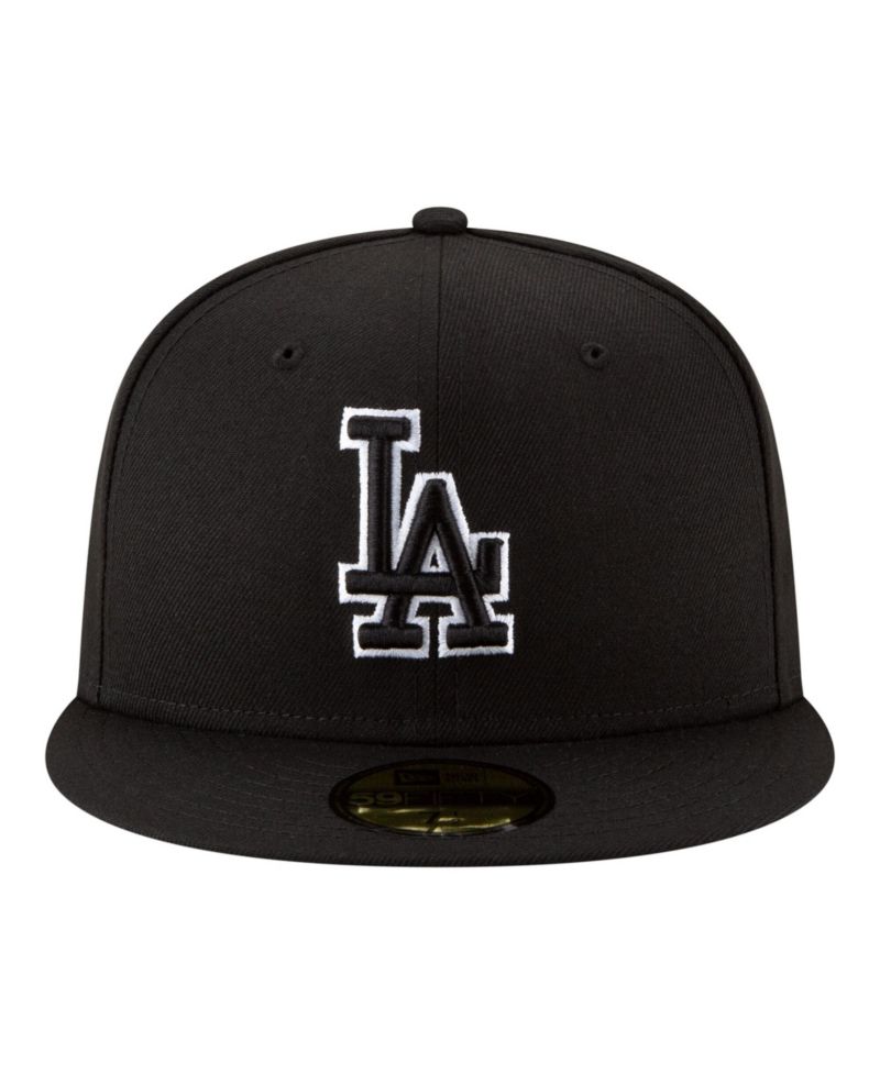 Men's Black Los Angeles Dodgers Blue Heaven On Earth Stadium Patch 59FIFTY Fitted Hat