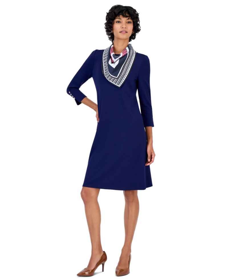 Petite Serenity Printed Midi Dress