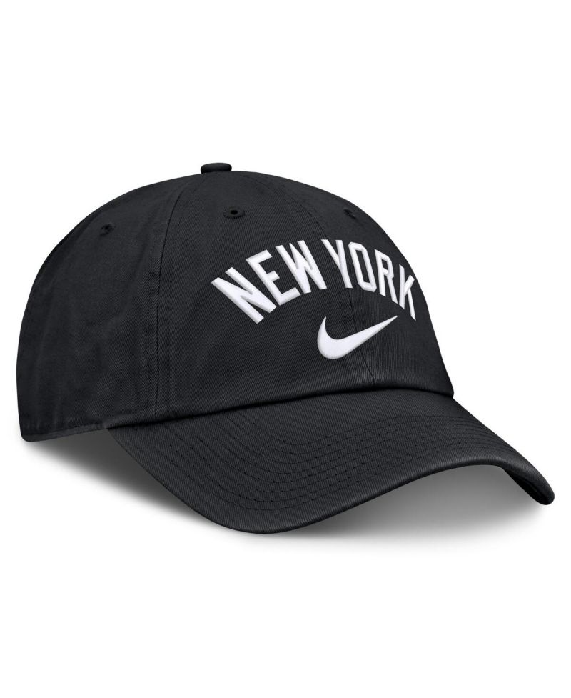 Men's Black New York Yankees Primetime Club Adjustable Hat
