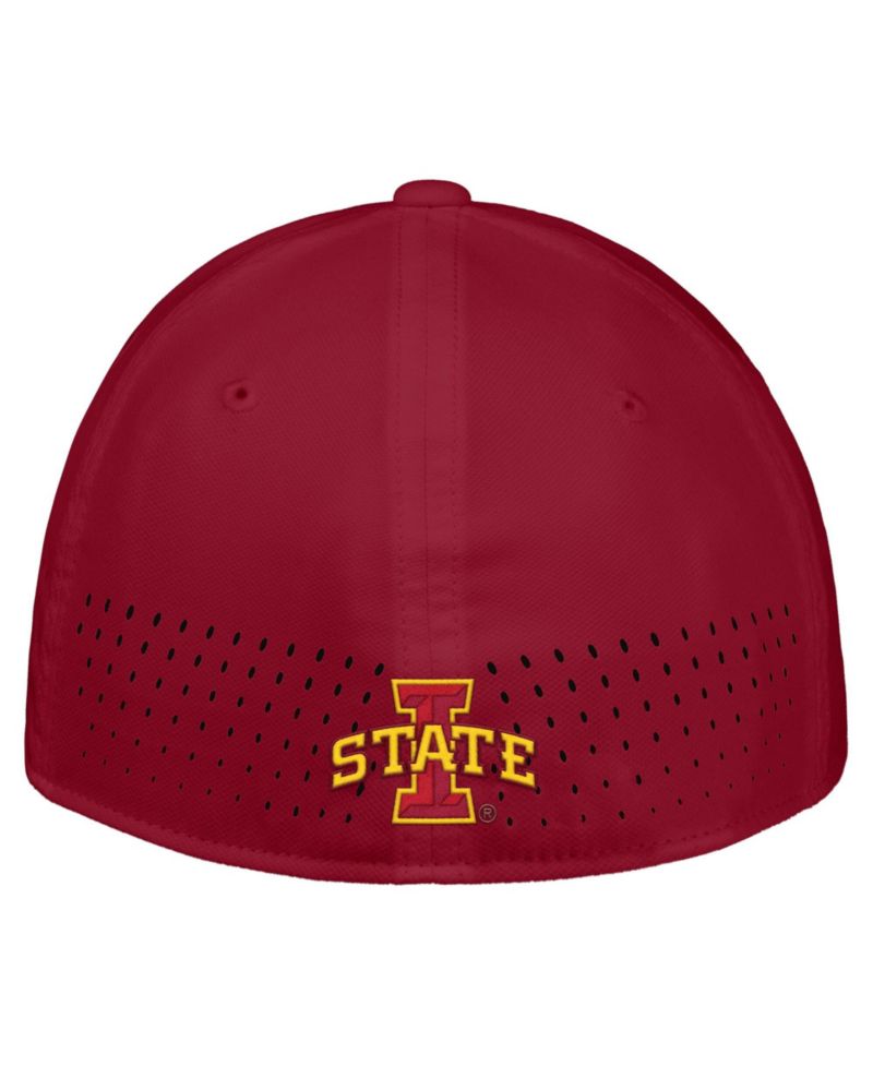 Men's Cardinal Iowa State Cyclones 2026 On-Field AeroBill SwooshFlex Dri-FIT Hat