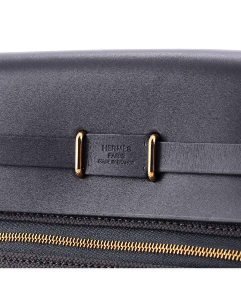 20 Herbag Zip Toile and Leather