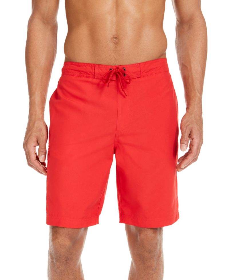 Men's Solid Quick-Dry 9" E-Board Shorts