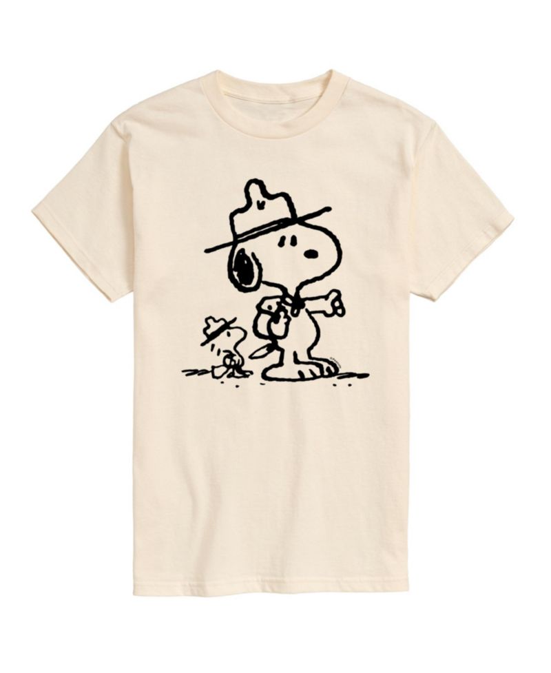 Hybrid Apparel Peanuts Outdoor Mens Short Sleeve Tee