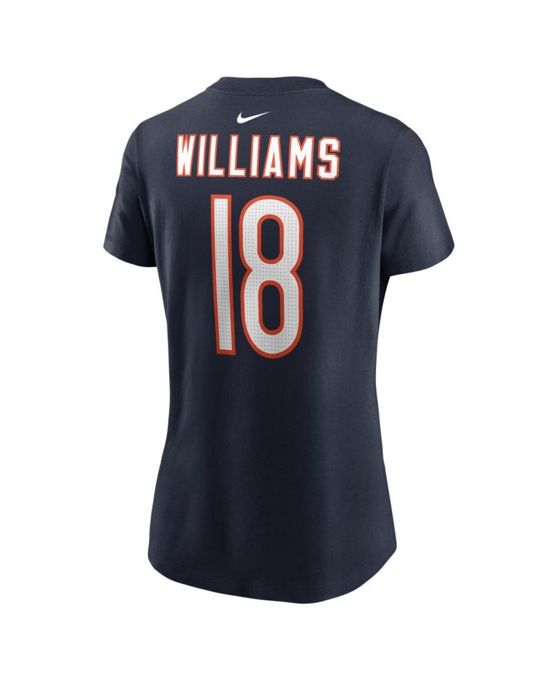 Nike Women's Caleb Williams Navy Chicago Bears 2024 NFL Draft First Round Pick Name & Number T-Shirt