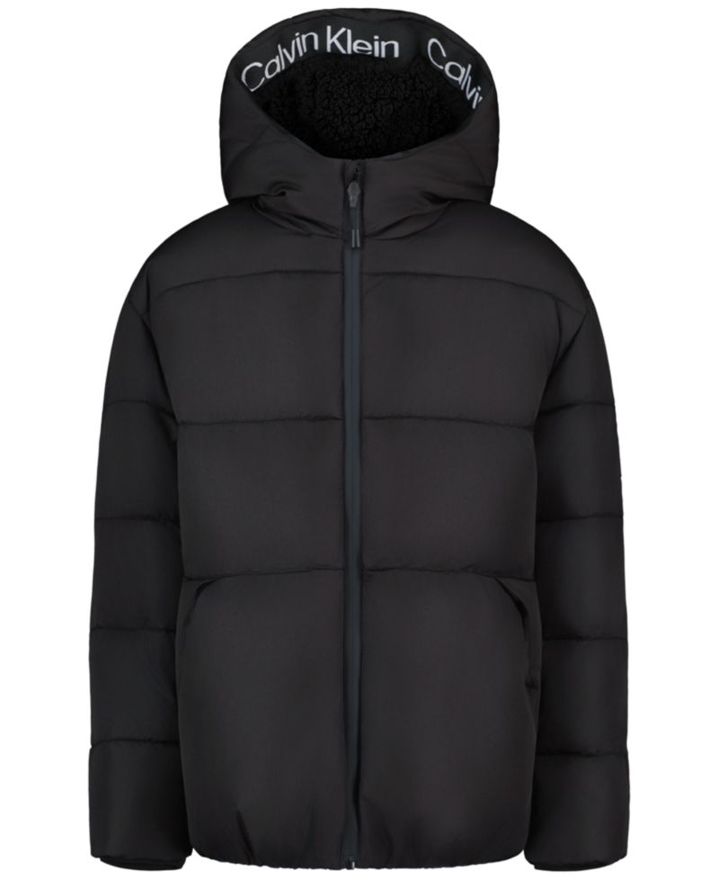 Boys' 8-20 Relaxed-Fit Long-Sleeve Puffer Jacket