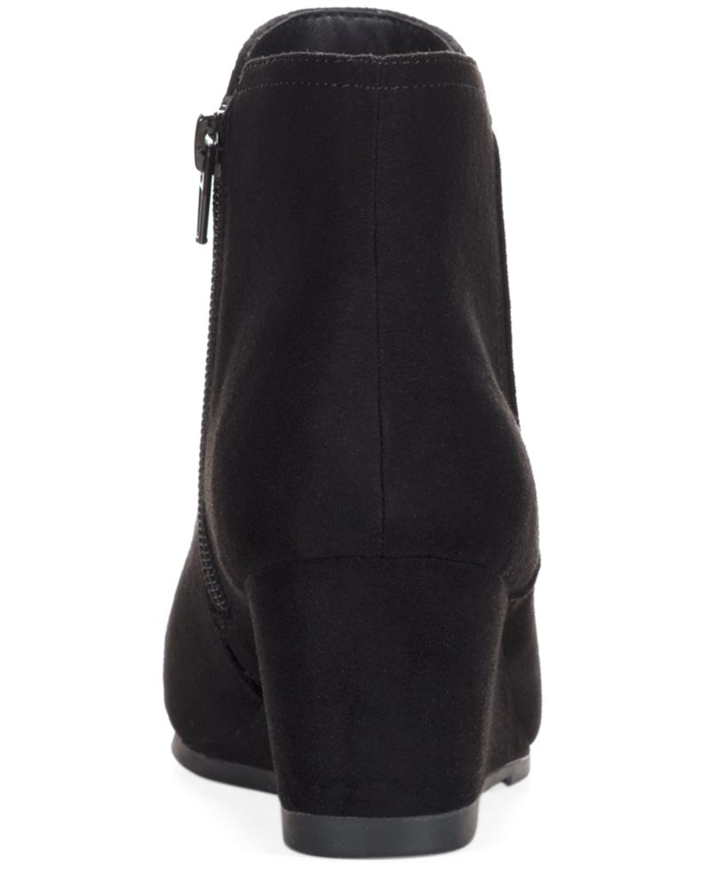 Women's Portiaa Round Toe Wedge Dress Booties