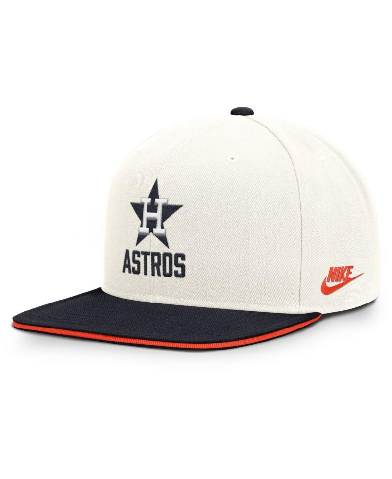 Men's Cream/Navy Houston Astros Cooperstown Pro Dri-FIT Snapback Hat