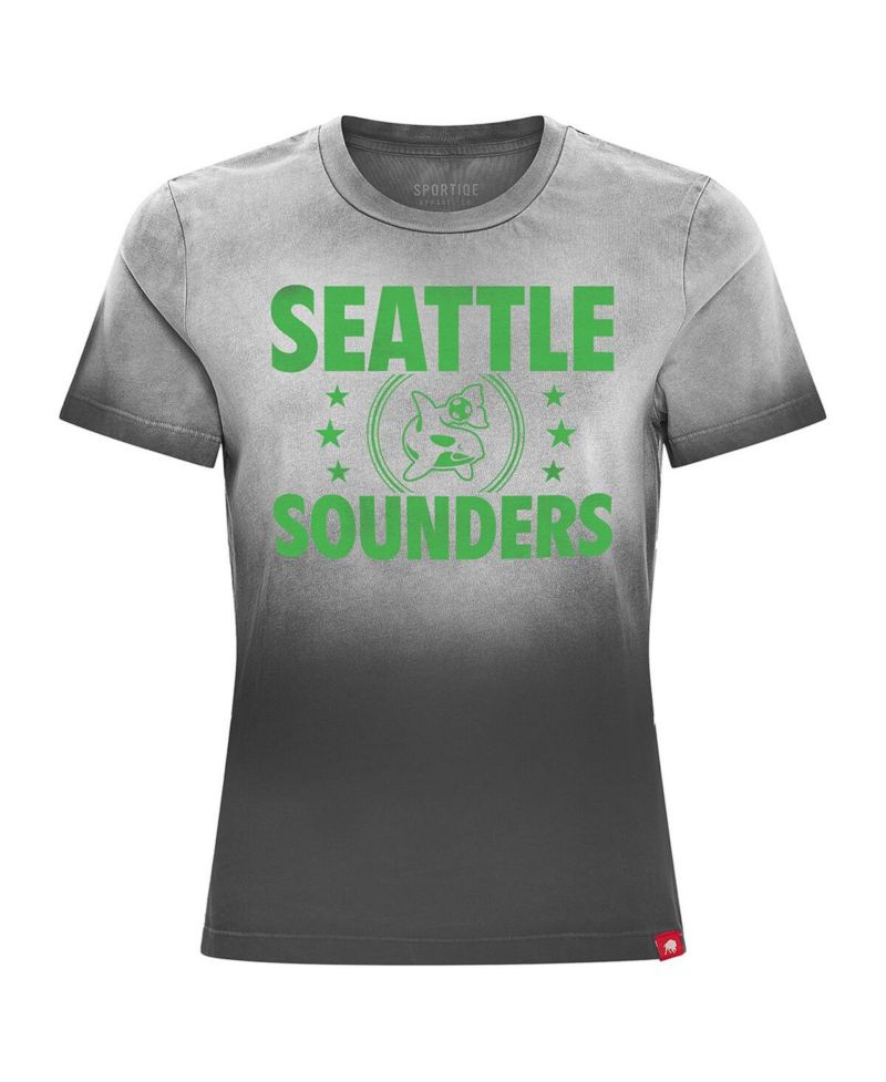 Women's Charcoal Seattle Sounders FC Arcadia T-Shirt