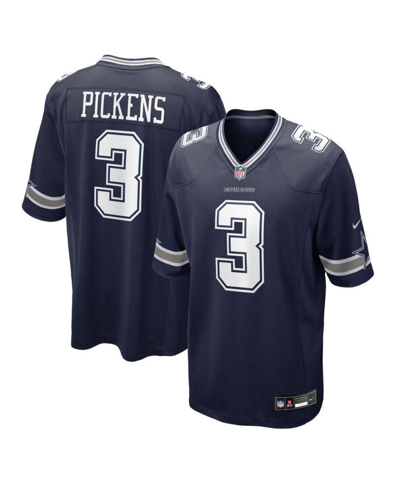Men's George Pickens Navy Dallas Cowboys Game Jersey