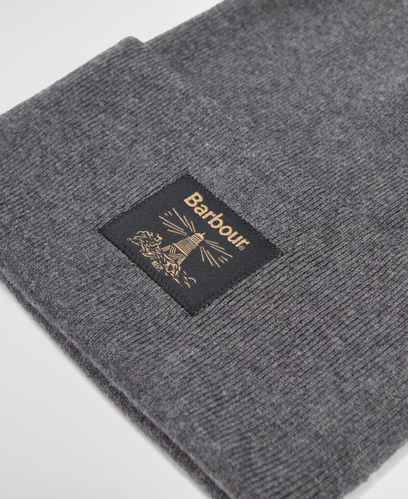 Rib-Knit Double-Layer Beanie