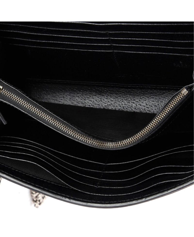 Small Dionysus Web Chain Wallet Leather