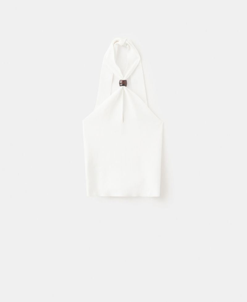 Women's Halter-Neck Knitted Top