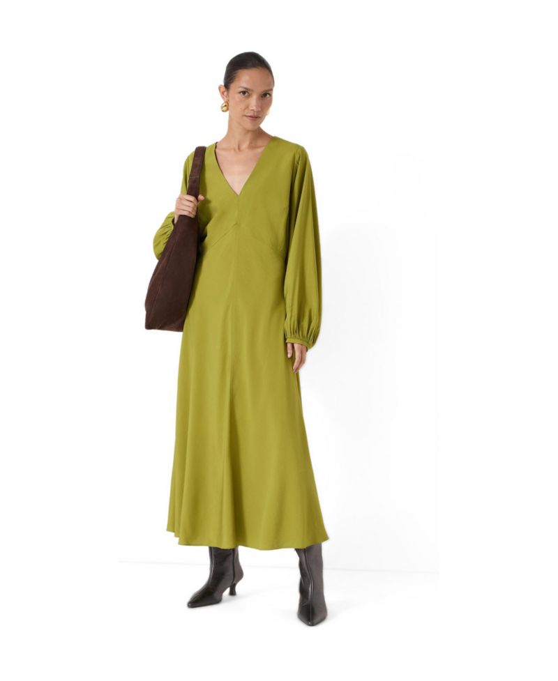 Women's Grace V-Neck Long Sleeve Dress