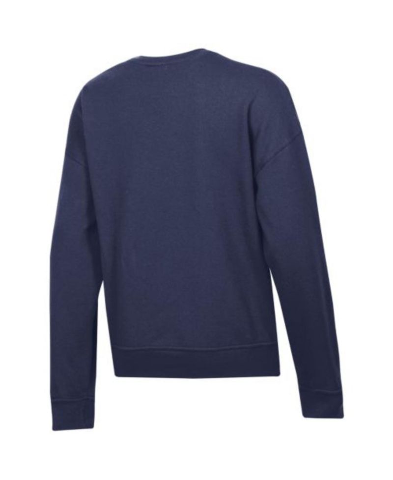 Women's Star-Spangled New England Patriots Crew Neck Sweatshirt