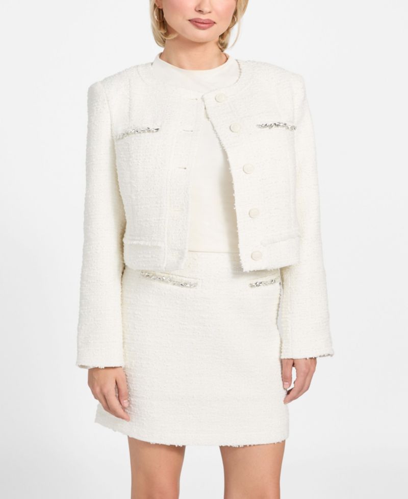 Women's Clotilde Tweed Cropped Jacket