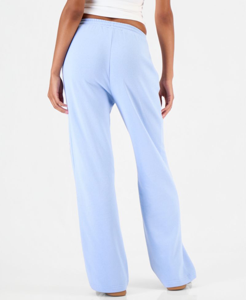 Juniors' HK And Friends Wide-Leg Drawstring Sweatpants
