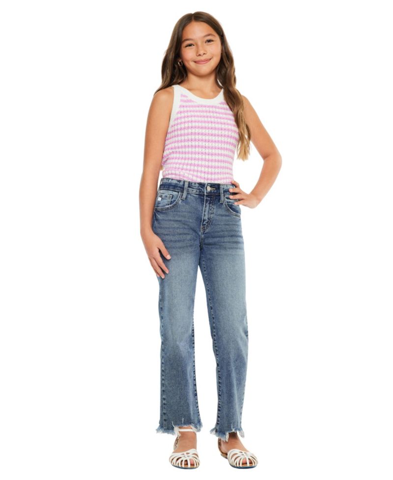 Big Girls Bianca High Rise Slim Straight Jeans