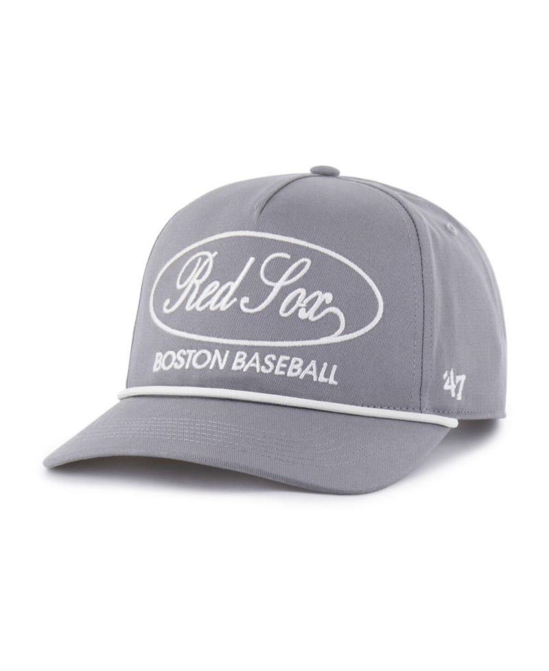 Men's Gray Boston Red Sox Foundational Hitch Adjustable Hat