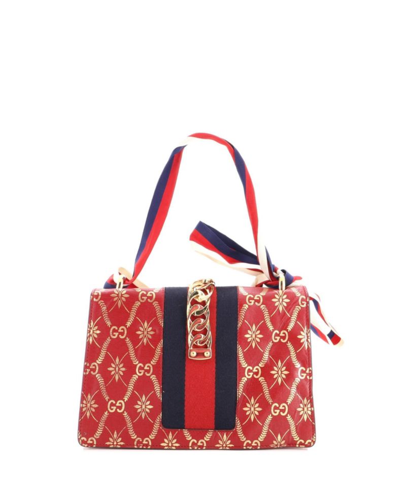 Small Sylvie Shoulder Bag Printed Leather