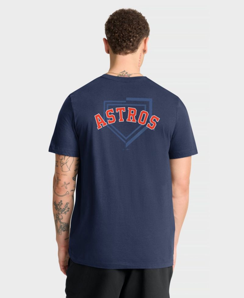 Men's Houston Astros Primetime Inning Crewneck Seamless T-Shirt