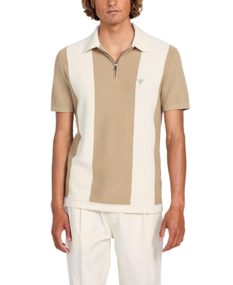 Men's Humphrey Colorblocked Stripe Sweater Polo