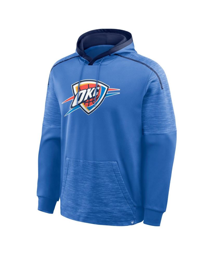 Men's Blue Oklahoma City Thunder Pick Roll Defender Pullover Hoodie