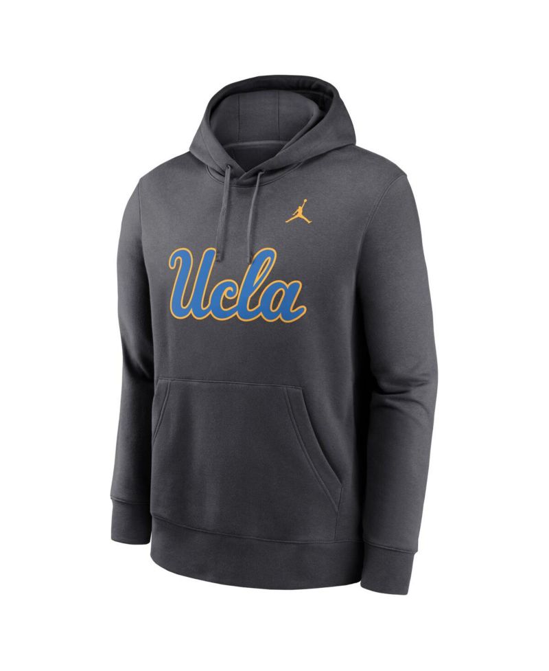 Men's Anthracite UCLA Bruins Primetime Club Fleece Pullover Hoodie