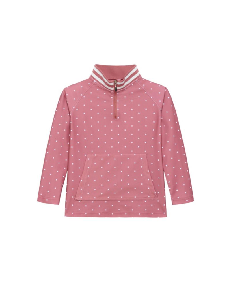 Girls' 6-16 Retro Half Zip