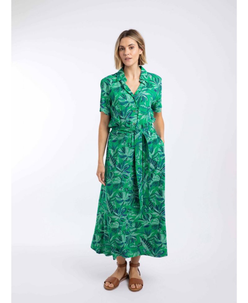 Women's Neem Printed Shirt Dress